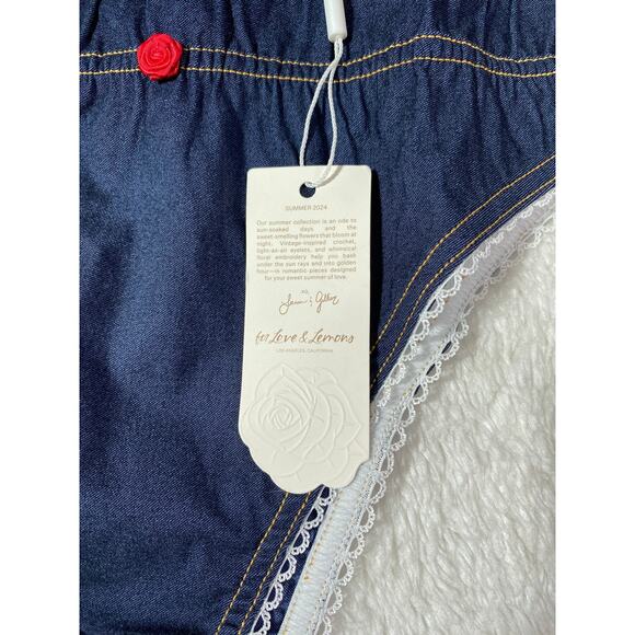 New Victoria Secret x For Love & Lemons Swimsuit Bottom Size Medium - Picture 2 of 3